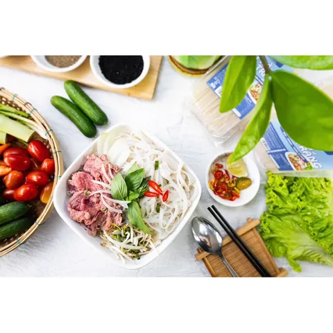 (Tổng Hợp) Phở, Bánh Canh, Bún gạo ngũ sắc FUMA cho bé ăn dặm /ăn kiêng Eatclean
