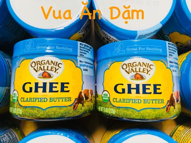 BƠ GHEE HỮU CƠ ORGANIC VALLEY / EASY / ENER / DM cho bé ăn dặm và cả nhà