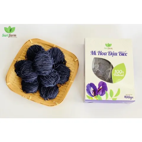 [SURI FRAM] Mì Cải Kale | Hoa đậu biếc | Rau củ hữu cơ cho bé ăn dặm, ăn Eat Clean