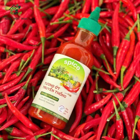 Tương Ớt Truyền Thống SPICO Chai 290gr Tương Ớt Không Chất Bảo Quản Không Hương Liệu Nhân Tạo Không Bột Ngọt