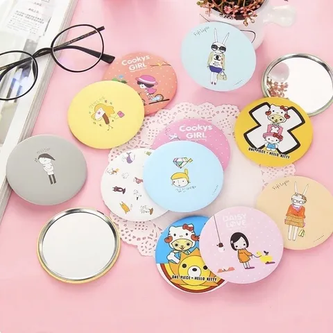 Gương Tròn Mini 7cm phong cách Hàn Quốc