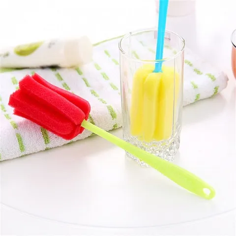 Chổi Mút Cọ vệ sinh núm ti / bình sữa /ly / cốc tiện lợi (mút xốp)