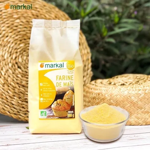 Bột Bắp Hữu Cơ Markal làm bánh / nấu ăn cho bé ăn dặm và cả nhà