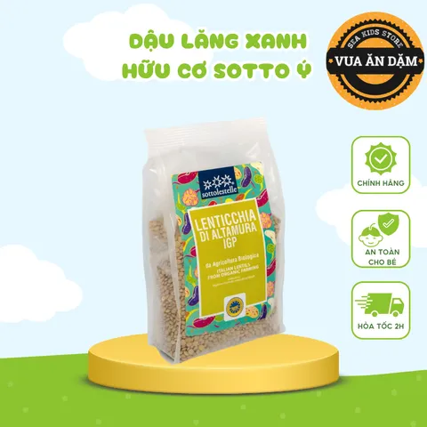 (Mới) ĐẬU LĂNG XANH HỮU CƠ EDISON / SOTTO Ý