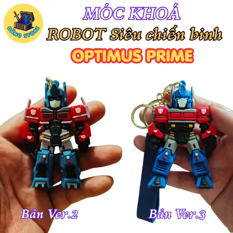 Móc Khóa Optimus Prime Siêu Chiến Binh ROBOT Transformers - Hai Phiên Bản Ver.2 & Ver.3