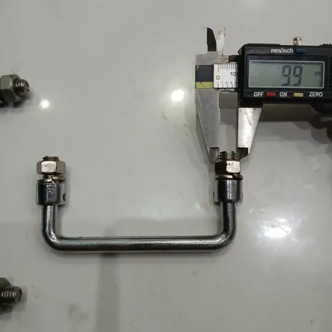 2 cái tay xách quai xách sắt tháo máy gập gọn chế vali thùng đồ máy hàn cell pin ốc M10 có tán