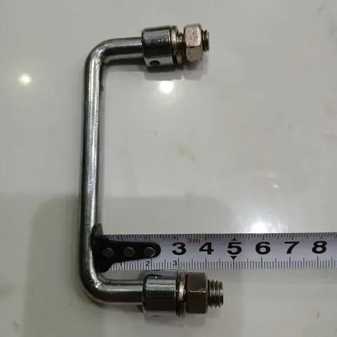 2 cái tay xách quai xách sắt tháo máy gập gọn chế vali thùng đồ máy hàn cell pin ốc M10 có tán