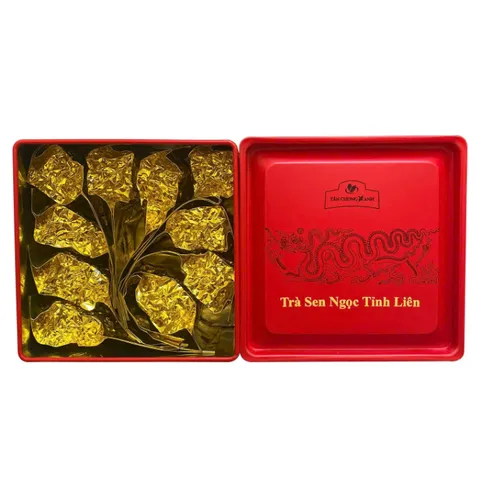 Trà Đinh Ướp Sen Ngọc Tỉnh Liên 100gram Trà Sạch Tân Cương Xanh