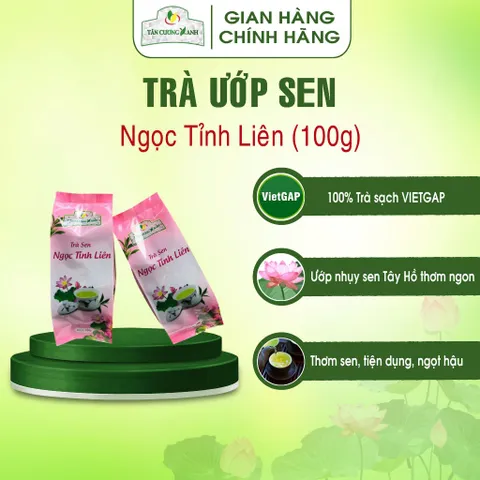 Trà Sen Ngọc Tỉnh Liên 100gram - Trà Sạch Tân Cương Xanh