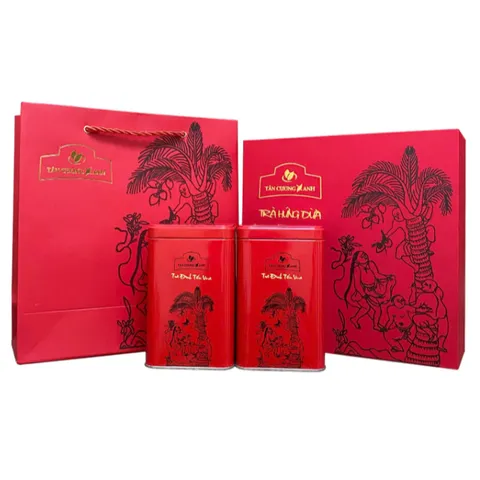 Trà Ô Long Hứng Dừa 200gram 400gram - Qùa Tặng Cao Cấp Trà Sạch Tân Cương Xanh