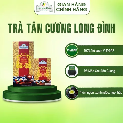 Tân Cương Long Đình 100G,200G - Trà SạchTân Cương Xanh