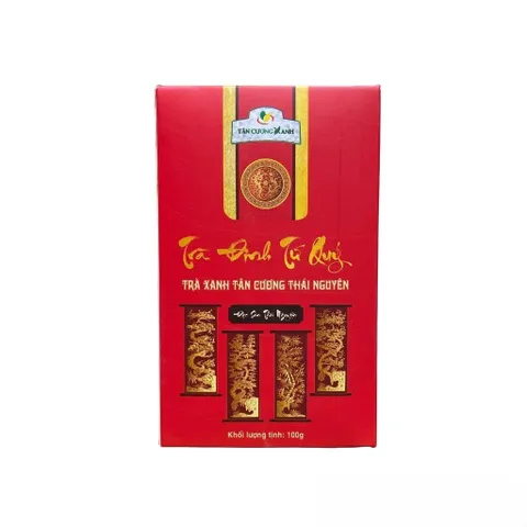 Trà Đinh Tân Cương Tứ Qúy - 100gram Trà Sạch Tân Cương Xanh