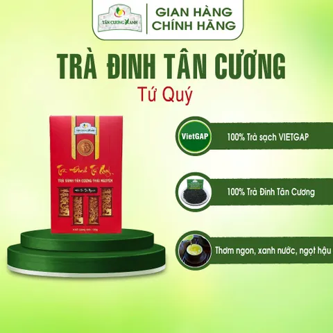 Trà Đinh Tân Cương Tứ Qúy - 100gram Trà Sạch Tân Cương Xanh
