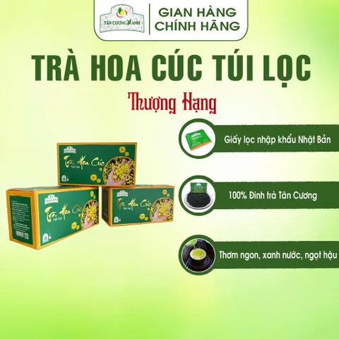 Hộp Trà Túi Lọc : Trà Xanh, Trà Sen, Trà Nhài, Trà Cúc, Hồng Trà, Ô Long Trà Sạch Tân Cương Xanh