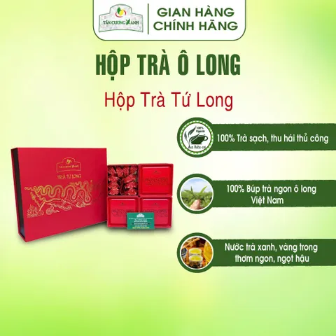 Bộ Trà Ô Long : Hứng Dừa  /Đại Việt / Long Phượng / Tứ Long Quà Tặng Cao Cấp Trà Sạch Tân Cương Xanh