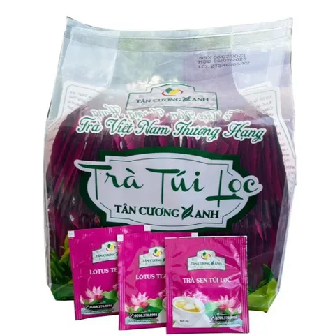 Trà Túi Lọc Bịch 100 gói : Trà Sen , Trà Nhài , Trà Xanh Trà Sạch Tân Cương Xanh