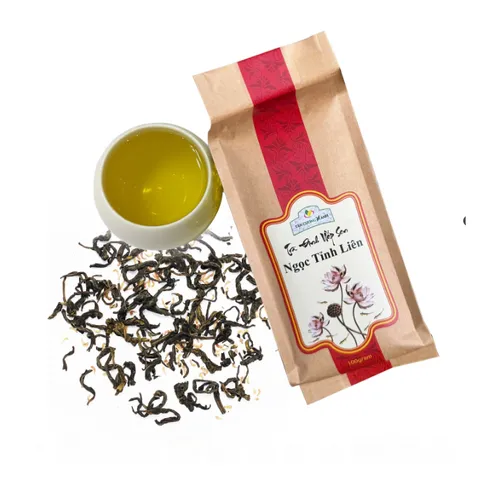 Trà Đinh Ướp Sen Ngọc Tỉnh Liên 100g, 200g - Trà Ấm Trà Sạch Tân Cương Xanh