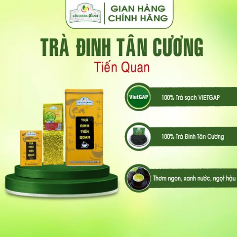 Trà Đinh Tân Cương Tiến Quan 100g/200g/500g/250g - Trà Sạch Tân Cương Xanh