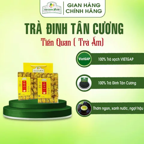 Trà Đinh Tân Cương Tiến Quan 100g/200g/500g/250g - Trà Sạch Tân Cương Xanh