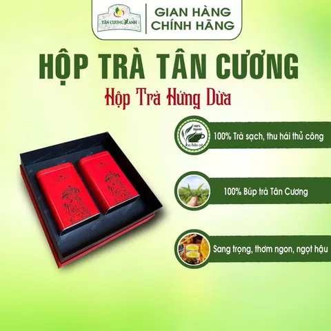 Hộp Trà Tân Cương Hứng Dừa / Long Phượng / Đại Việt / Tứ Long - Quà Tặng Cao Cấp Trà Sạch Tân Cương Xanh