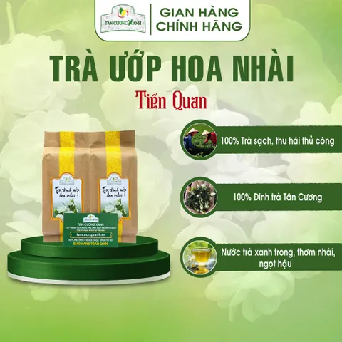 Trà Đinh Ướp Hoa Nhài 100g 200g Trà Sạch Tân Cương Xanh
