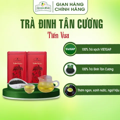 Trà Đinh Tân Cương Tiến Vua 100gram - Trà Sạch Tân Cương Xanh