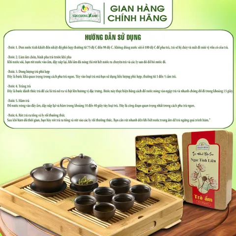 Trà Đinh Tân Cương Tiến Vua 100gram - Trà Sạch Tân Cương Xanh