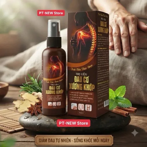 Xịt Tinh Dầu Xoa Bóp ĐAU CƠ XƯƠNG KHỚP 100ml-Hỗ Trợ Giảm Đau Mỏi Cơ,Xương Khớp,Vai Gáy,Tê Bì Chân Tay