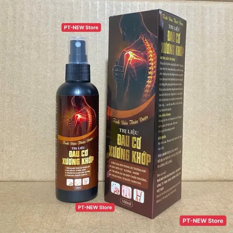 Xịt Tinh Dầu Xoa Bóp ĐAU CƠ XƯƠNG KHỚP 100ml-Hỗ Trợ Giảm Đau Mỏi Cơ,Xương Khớp,Vai Gáy,Tê Bì Chân Tay