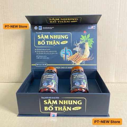 [Chính hãng] SÂM NHUNG BỔ THẬN New(hộp/2lọ/60v)Bổ sung dưỡng chất,hỗ trợ tăng cường sức khỏe đề kháng