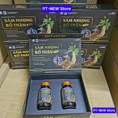 [Chính hãng] SÂM NHUNG BỔ THẬN New(hộp/2lọ/60v)Bổ sung dưỡng chất,hỗ trợ tăng cường sức khỏe đề kháng