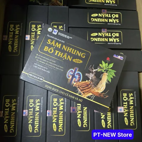 [Chính hãng] SÂM NHUNG BỔ THẬN New(hộp/2lọ/60v)Bổ sung dưỡng chất,hỗ trợ tăng cường sức khỏe đề kháng