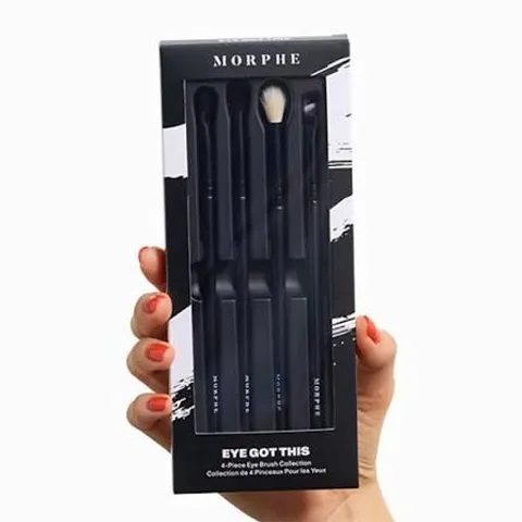 Bộ Cọ Trang Điểm Mắt Morphe Eye Got This Brush Set 4 Cây - Cọ Tán Màu, Đánh Nền, Vẽ Chi Tiết, Trang Điểm Chuyên Nghiệp, Dành Cho Tín Đồ Làm Đẹp 890084