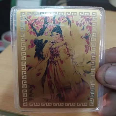 kim bài linh phù cửu vĩ hồng hồ ly 890316
