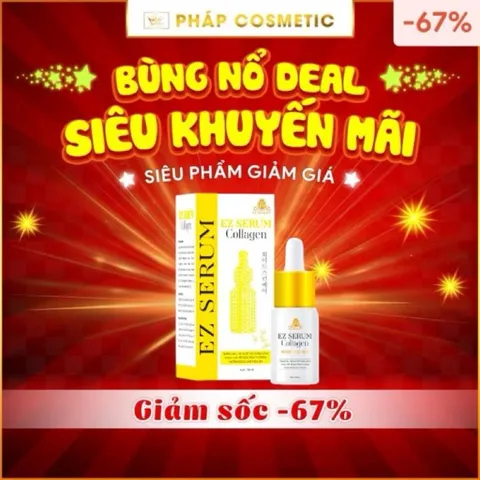 Serum Ez collagen ( trắng da- se khít lỗ chân lông) [Chính Hãng]  CÓ HOẢ TỐC