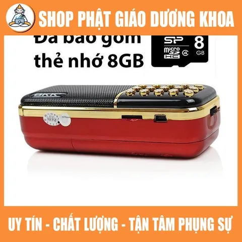 Đài giảng Pháp thiền sư Thích Nhất Hạnh trọn bộ craven + thẻ + sạc +  sanh sách bài cực hay