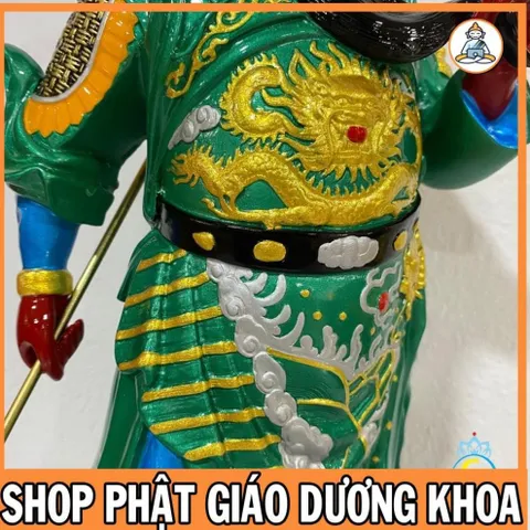 Tượng Quan Công , Tượng Quan Thánh Đứng 40cm Nhựa Composite cực đẹp 890505