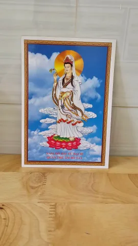 Tờ Chú Đại Bi Quan Âm Đứng A5 không gấp gọn 890552
