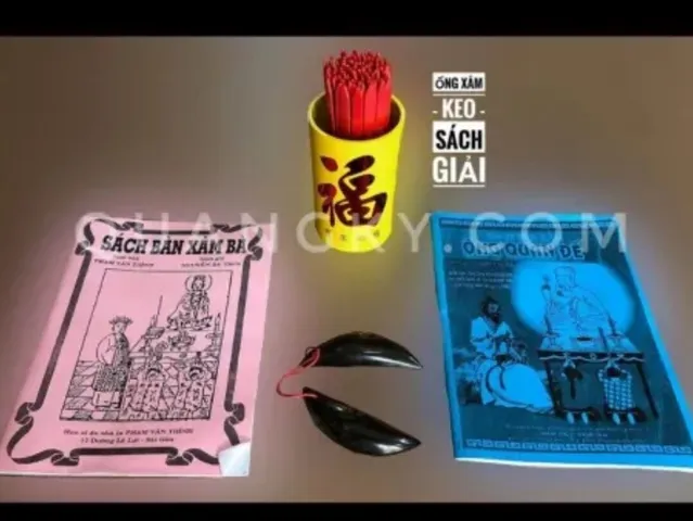 Bộ lắc xin xăm, gieo quẻ 890606