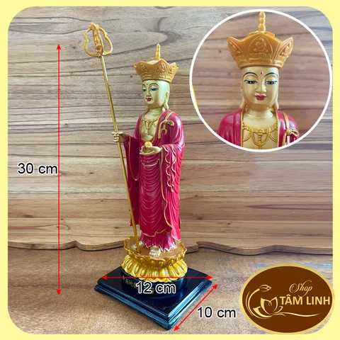 Hào Quang Và Tượng Địa Tạng Bồ Tát cao 30cm Nhiều Màu 890703