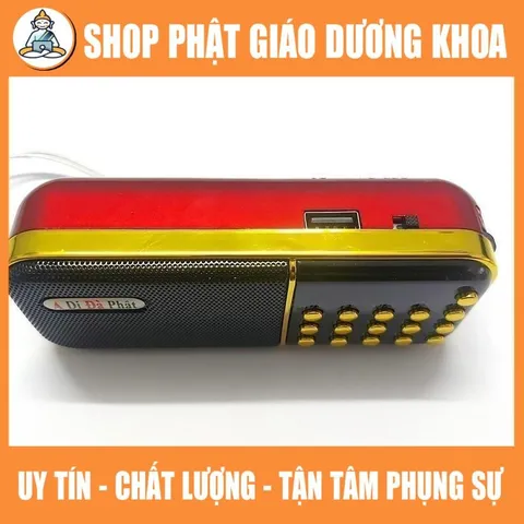 Máy nghe pháp A Di Đà Phật A100 - Loa mp3 A-100 đa năng nghe nhạc kinh phật đài FM - Loại 1 pin - thẻ nhớ - 3W DƯƠNG KHOA SHOP 890713