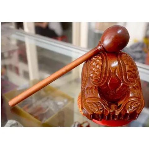 Mõ gỗ nâu tụng Kinh nhiều cỡ rất đẹp, vang - MÕ GỖ TỤNG KINH NIỆM PHẬT RẤT ĐẸP 890719