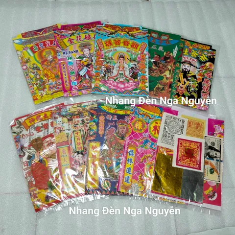 Bộ giấy nhỏ cúng đất đai, thần tài ô địa,ông táo, tổ tiên, cúng cửa, cúng xe 0398-142-241 890752