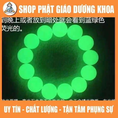 Vòng Chuỗi Hạt nhựa Dạ Quang 8li, 10 li Thời Trang cực đẹp