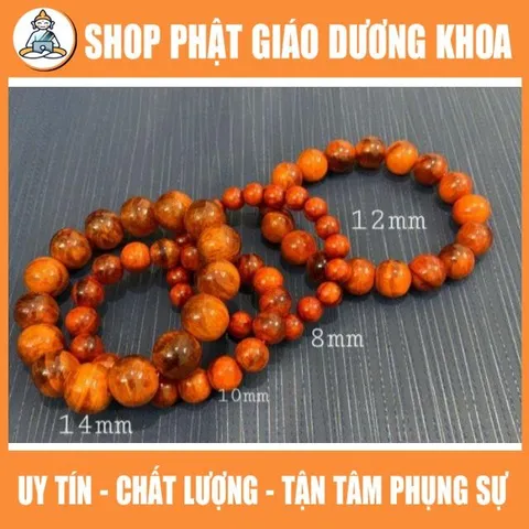 Vòng tay gỗ huyết long cao cấp phong thủy - vòng trang sức đem lại may mắn cho người đeo DƯƠNG KHOA SHOP