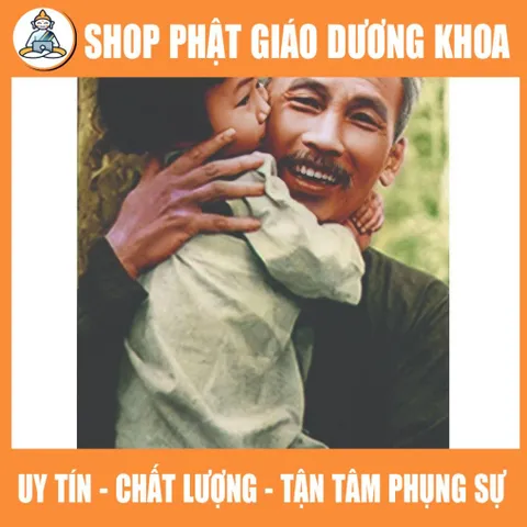 Ảnh Bác Hồ và Thiếu Nhi ( Chỉ in + ép platic, không đóng khung )  CÓ HOẢ TỐC 890869