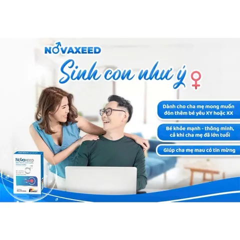 NOVAXEED Tăng Cường Sức Khoẻ Nam Giới 30 gói nhập khẩu Đức