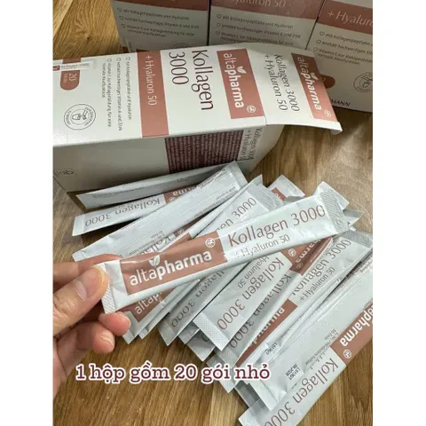 Kollagen Altapharma dạng bột - hàng đức 20 Gói