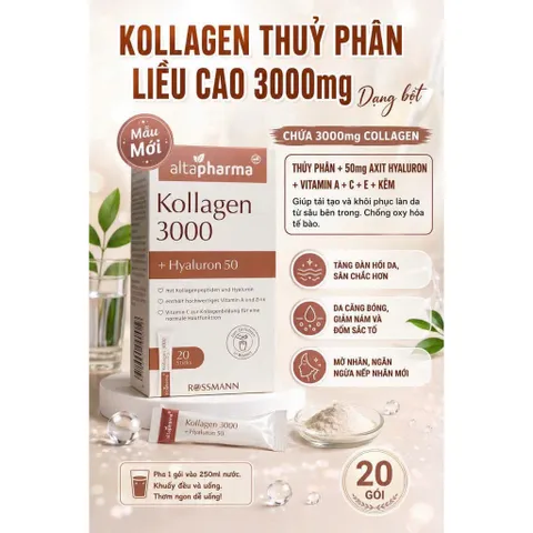 Kollagen Altapharma dạng bột - hàng đức 20 Gói