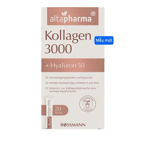 Kollagen Altapharma dạng bột - hàng đức 20 Gói